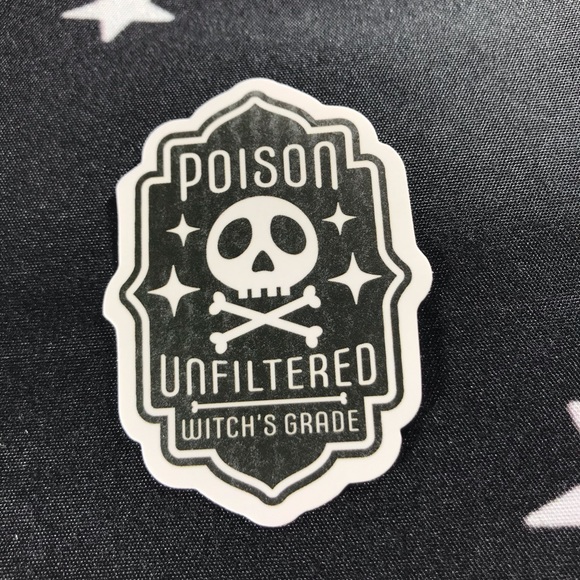 Poison Unfiltered Witchy Sorceress Supreme Potion B0ttle Label Sticker - Picture 2 of 7